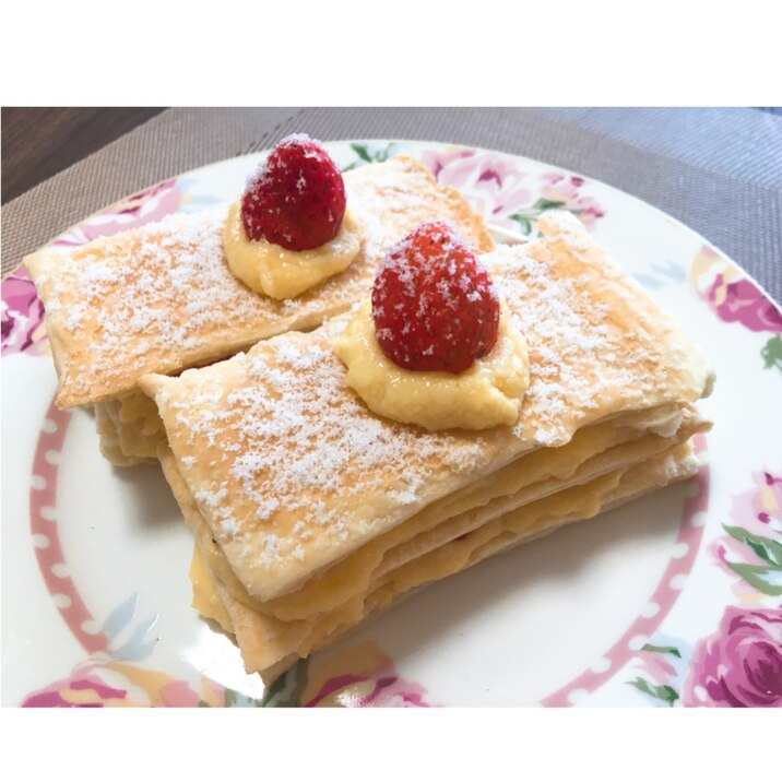 友達にも好評 冷凍パイ生地シートで美味ミルフィーユ レシピ 作り方 By 発酵食品大好き 楽天レシピ 友達にも好評 冷凍パイ生地シートで美味ミルフィーユ レシピ 作り方 By 発酵食品大好き 楽天レシピ